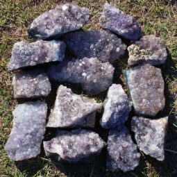 10kg Amethyst Rough Crystal with Terminated Point - S691 | Himalayan Salt Factory