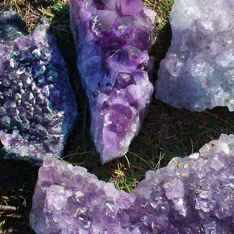 10kg Amethyst Rough Crystal with Terminated Point - S693 3 10kg Amethyst Rough Crystal with Terminated Point - S693 | Himalayan Salt Factory