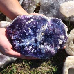 10kg Amethyst Rough Crystal with Terminated Point - S695 | Himalayan Salt Factory