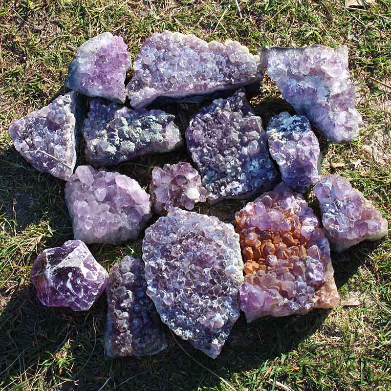 10kg Amethyst Rough Crystal with Terminated Point - S696 4 10kg Amethyst Rough Crystal with Terminated Point - S696 | Himalayan Salt Factory