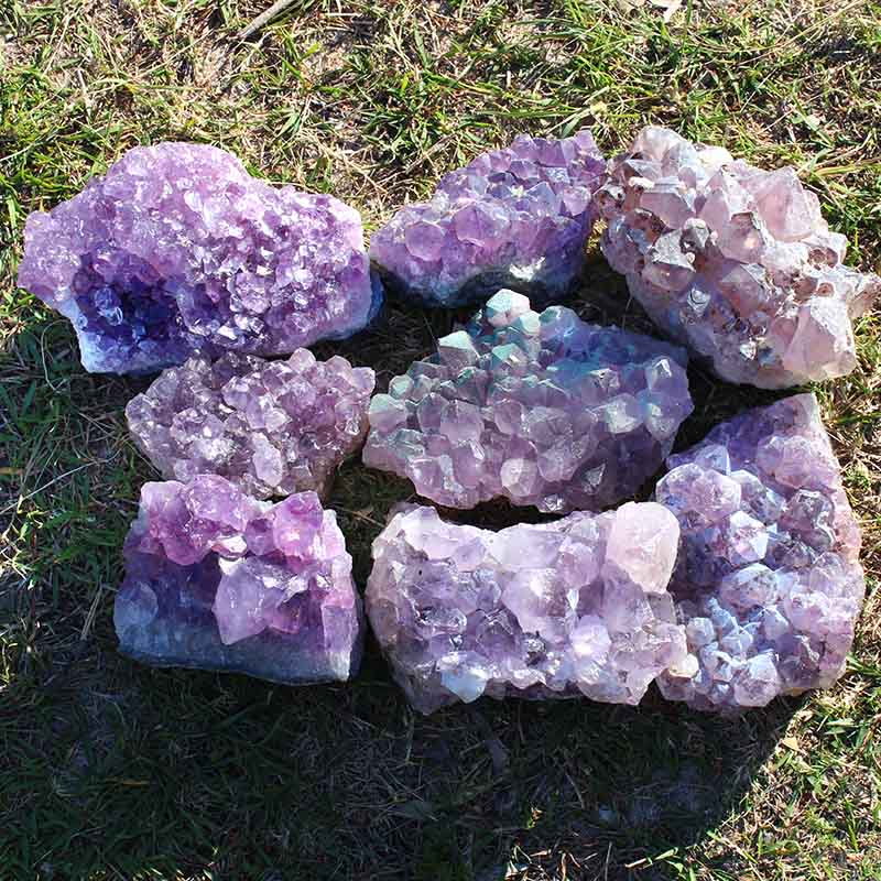 10kg Amethyst Rough Crystal with Terminated Point - S697 4 10kg Amethyst Rough Crystal with Terminated Point - S697 | Himalayan Salt Factory