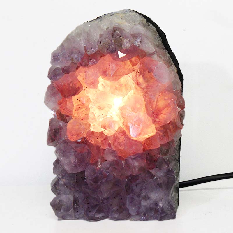 Amethyst Crystal Lamp S667 4 Amethyst Crystal Lamp S667 | Himalayan Salt Factory