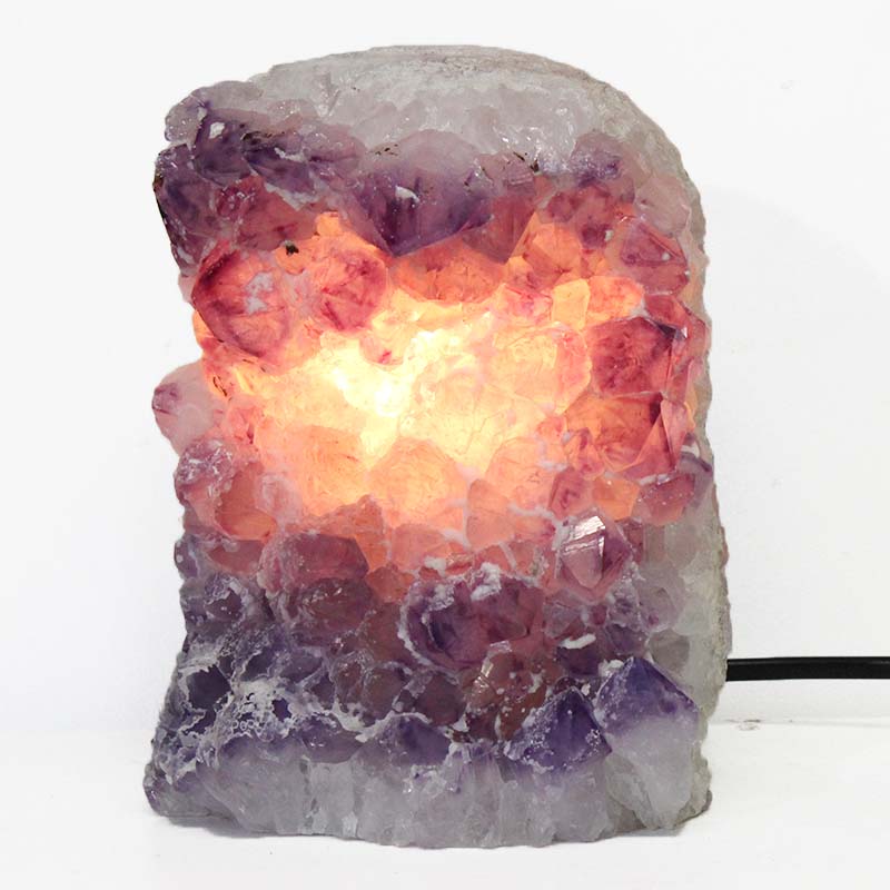 Amethyst Crystal Lamp S671 4 Amethyst Crystal Lamp S671 | Himalayan Salt Factory