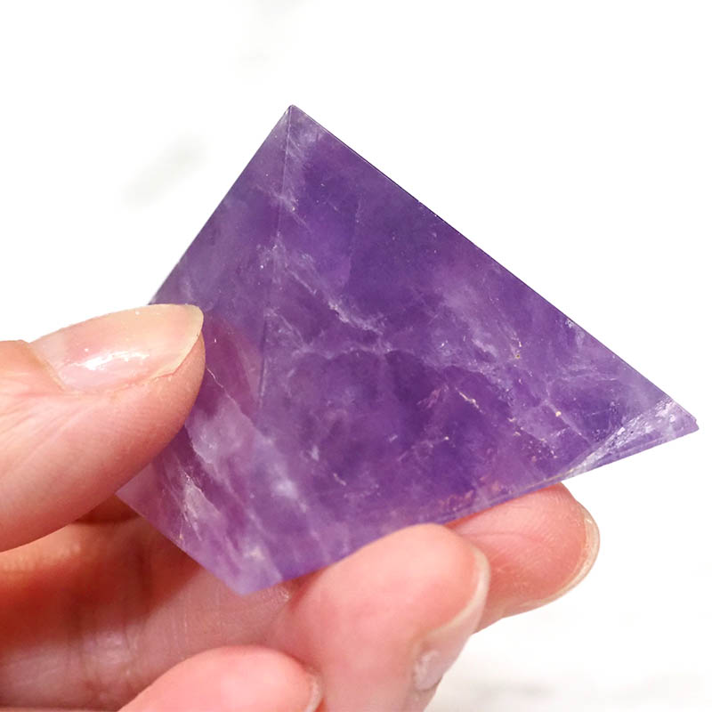 Amethyst Pyramid – Medium 4 Amethyst Pyramid – Medium | Himalayan Salt Factory