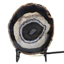 Brazilian Sliced Agate Crystal Lamp J1299 8 Brazilian Sliced Agate Crystal Lamp J1299-1 | Himalayan Salt Factory