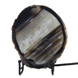 Brazilian Sliced Agate Crystal Lamp J1301-1 | Himalayan Salt Factory