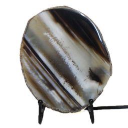 Brazilian Sliced Agate Crystal Lamp J1304 | Himalayan Salt Factory