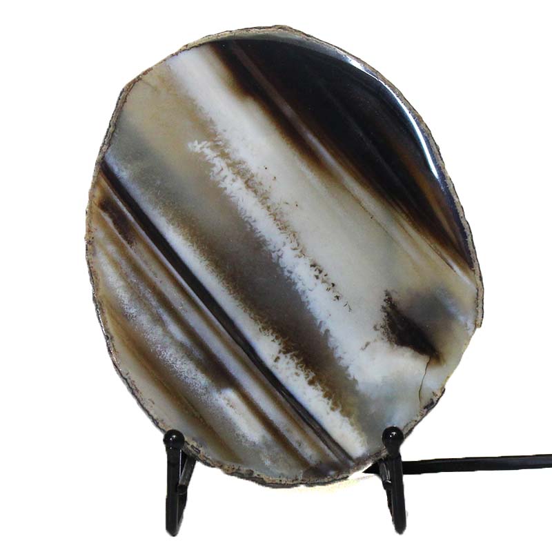 Brazilian Sliced Agate Crystal Lamp J1304 3 Brazilian Sliced Agate Crystal Lamp J1304 | Himalayan Salt Factory