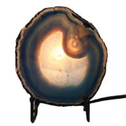 Brazilian Sliced Crystal Agate Lamp J1317 | Himalayan Salt Factory