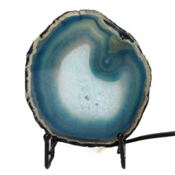 Brazilian Sliced Crystal Agate Lamp J1317 | Himalayan Salt Factory