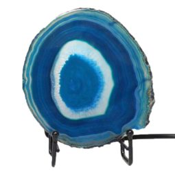 Brazilian Sliced Crystal Agate Lamp J1320 | Himalayan Salt Factory