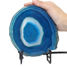 Sliced Brazilian Crystal Agate Lamp J1320 9 Brazilian Sliced Crystal Agate Lamp J1320 | Himalayan Salt Factory