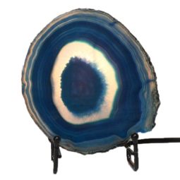 Sliced Brazilian Crystal Agate Lamp J1320 8 Brazilian Sliced Crystal Agate Lamp J1320 | Himalayan Salt Factory