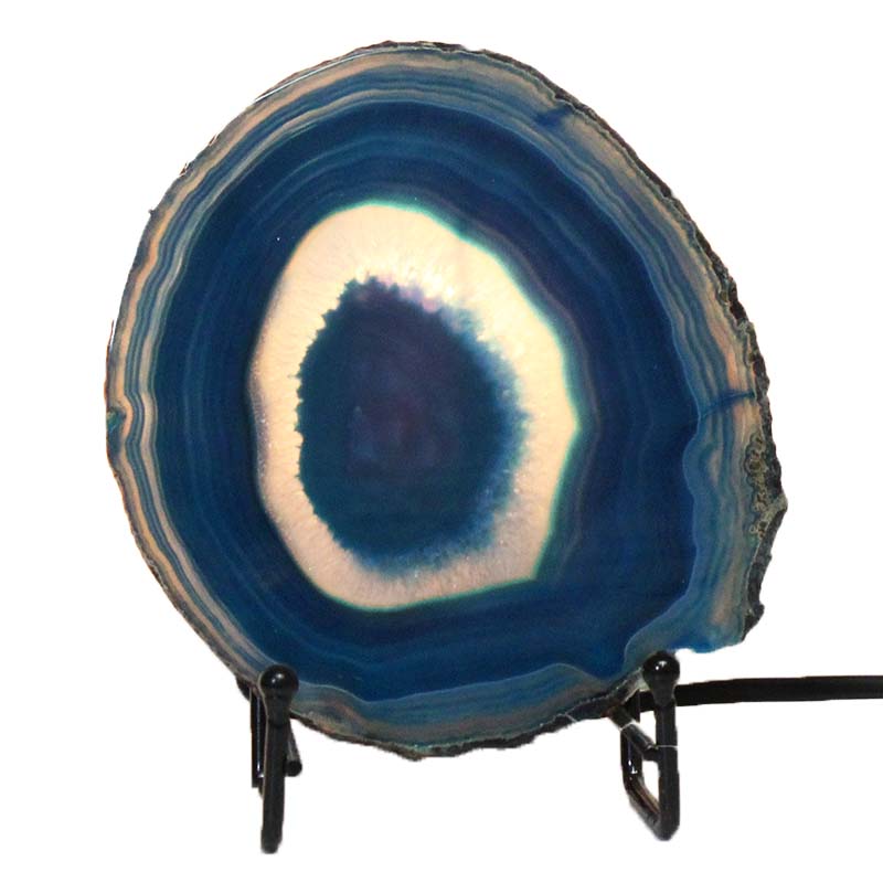 Sliced Brazilian Crystal Agate Lamp J1320 4 Brazilian Sliced Crystal Agate Lamp J1320 | Himalayan Salt Factory