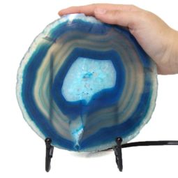 Sliced Brazilian Crystal Agate Lamp J1321 9 Brazilian Sliced Crystal Agate Lamp J1321 | Himalayan Salt Factory