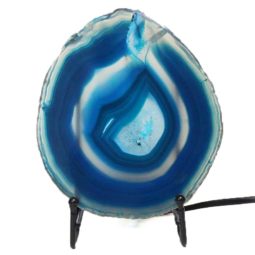 Brazilian Sliced Crystal Agate Lamp J1322 | Himalayan Salt Factory
