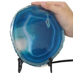 Brazilian Sliced Crystal Agate Lamp J134 | Himalayan Salt Factory