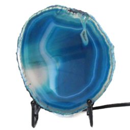 Brazilian Sliced Crystal Agate Lamp J134 | Himalayan Salt Factory