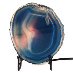 Brazilian Sliced Crystal Agate Lamp J134 | Himalayan Salt Factory