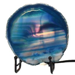 Brazilian Sliced Crystal Agate Lamp J135 | Himalayan Salt Factory