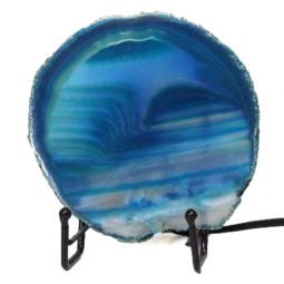 Brazilian Sliced Crystal Agate Lamp J135 | Himalayan Salt Factory