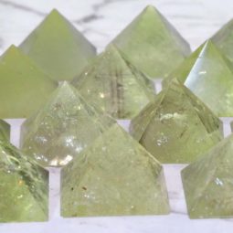 Lemon Quartz Pyramid – Small 7 Lemon Quartz Pyramid – Small | Himalayan Salt Factory