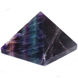 Rainbow Fluorite Pyramid – Large | Himalayan Salt Factory