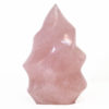 Rose Quartz Polished Flame Crystal DS332 | Himalayan Salt Factory
