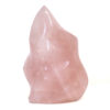 Rose Quartz Polished Flame Crystal DS334 | Himalayan Salt Factory