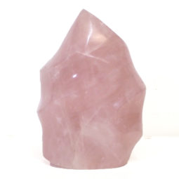 Rose Quartz Polished Flame Crystal DS335 | Himalayan Salt Factory