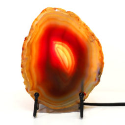 Sliced Brazilian Crystal Agate Lamp S554 | Himalayan Salt Factory