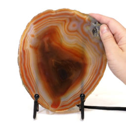 Sliced Brazilian Crystal Agate Lamp S555 | Himalayan Salt Factory