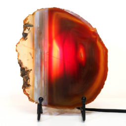 Sliced Brazilian Crystal Agate Lamp S559 8 Sliced Brazilian Crystal Agate Lamp S559 | Himalayan Salt Factory