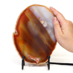 Sliced Brazilian Crystal Agate Lamp S561 9 Sliced Brazilian Crystal Agate Lamp S561 | Himalayan Salt Factory