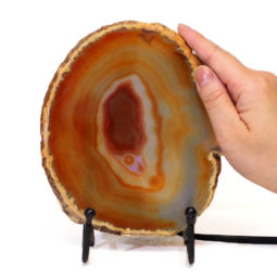 Sliced Brazilian Crystal Agate Lamp S562 9 Sliced Brazilian Crystal Agate Lamp S562 | Himalayan Salt Factory