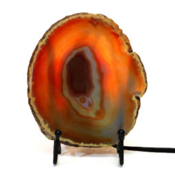 Sliced Brazilian Crystal Agate Lamp S562 8 Sliced Brazilian Crystal Agate Lamp S562 | Himalayan Salt Factory