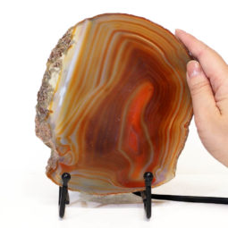 Sliced Brazilian Crystal Agate Lamp S564 9 Sliced Brazilian Crystal Agate Lamp S564 | Himalayan Salt Factory