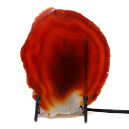 Sliced Brazilian Crystal Agate Lamp S567 | Himalayan Salt Factory
