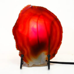 Sliced Brazilian Crystal Agate Lamp S567 8 Sliced Brazilian Crystal Agate Lamp S567 | Himalayan Salt Factory