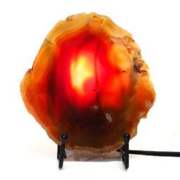 Sliced Brazilian Crystal Agate Lamp S568 8 Sliced Brazilian Crystal Agate Lamp S568 | Himalayan Salt Factory