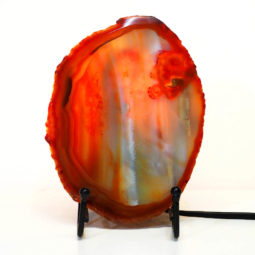 Sliced Brazilian Crystal Agate Lamp S573 8 Sliced Brazilian Crystal Agate Lamp S573 | Himalayan Salt Factory