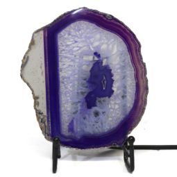 Sliced Brazilian Crystal Agate Lamp S589 | Himalayan Salt Factory