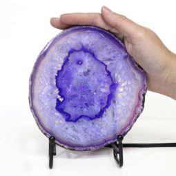 Sliced Brazilian Crystal Agate Lamp S593 9 Sliced Brazilian Crystal Agate Lamp S593 | Himalayan Salt Factory