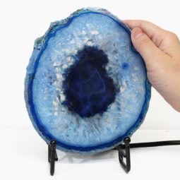 Sliced Brazilian Crystal Agate Lamp S604 9 Sliced Brazilian Crystal Agate Lamp S604 | Himalayan Salt Factory