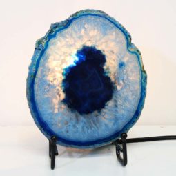 Sliced Brazilian Crystal Agate Lamp S604 8 Sliced Brazilian Crystal Agate Lamp S604 | Himalayan Salt Factory
