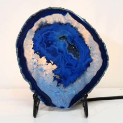 Sliced Brazilian Crystal Agate Lamp S606 8 Sliced Brazilian Crystal Agate Lamp S606 | Himalayan Salt Factory