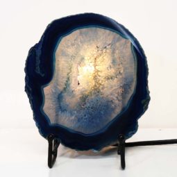 Sliced Brazilian Crystal Agate Lamp S608 8 Sliced Brazilian Crystal Agate Lamp S608 | Himalayan Salt Factory