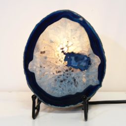 Sliced Brazilian Crystal Agate Lamp S609 8 Sliced Brazilian Crystal Agate Lamp S609 | Himalayan Salt Factory