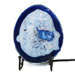 Sliced Brazilian Crystal Agate Lamp S609 | Himalayan Salt Factory