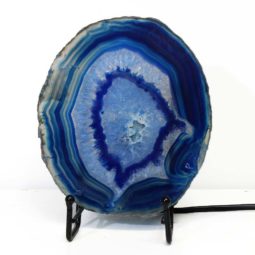 Sliced Brazilian Crystal Agate Lamp S610 | Himalayan Salt Factory